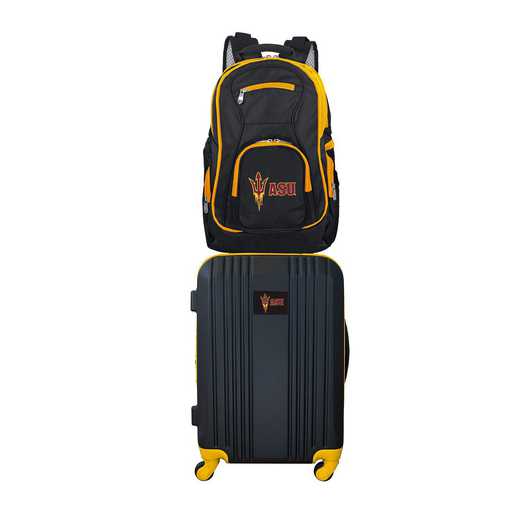 CLAZL108: NCAA Arizona State Sun Devils 2 PC ST Luggage / Backpack